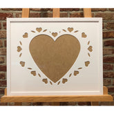 Rahmen mit Herz 40x50cm