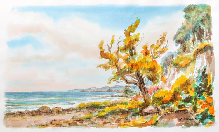 Original Aquarell - Helmut Maletzke - 70*50cm