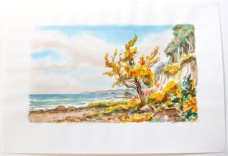 Original Aquarell - Helmut Maletzke - 70*50cm