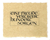 Kunstdruck - unleserlich signiert - 29,2 *23,6cm