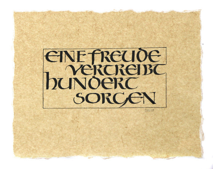 Kunstdruck - unleserlich signiert - 29,2 *23,6cm