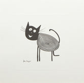 Druck auf Büttenpapier - Hans Langner - 30*30cm