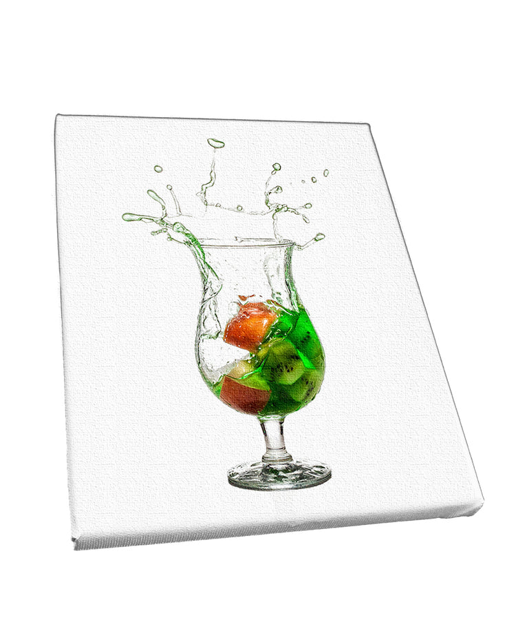 Foto auf Leinwand - Cocktail Kiwi & Apfel
