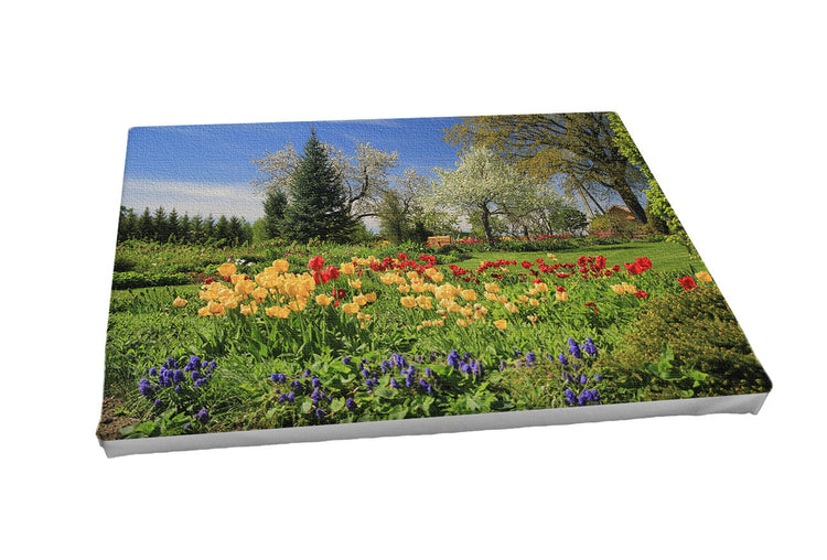 Foto auf Leinwand - Stauden Garten Estland