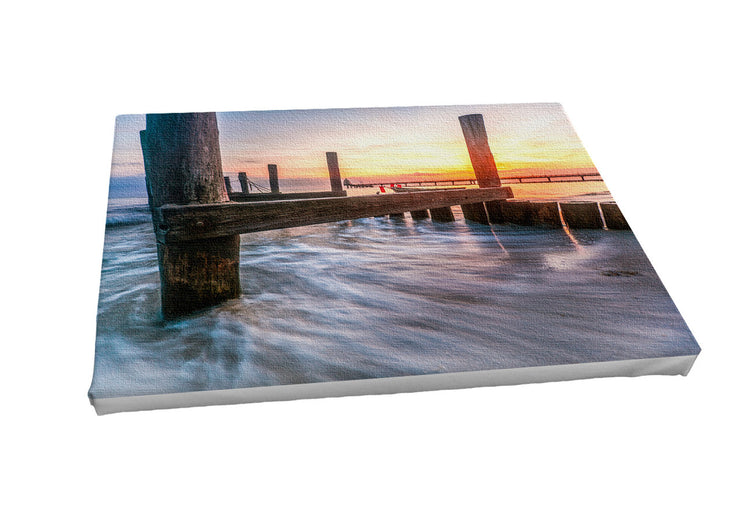 Foto auf Leinwand - Zingst Old Bridge