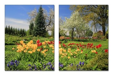 Fotoleinwand - Mehrteiler - Staudengarten Estland (Palusalu Aiad)