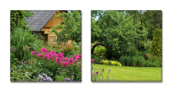Fotoleinwand - Mehrteiler - Staudengarten Palusalu