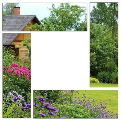Fotoleinwand - Mehrteiler - Staudengarten Palusalu