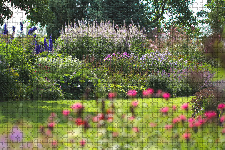 Fotopuzzle - Staudengarten Palusalu