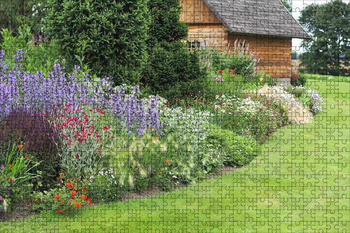 Fotopuzzle - Staudengarten Palusalu