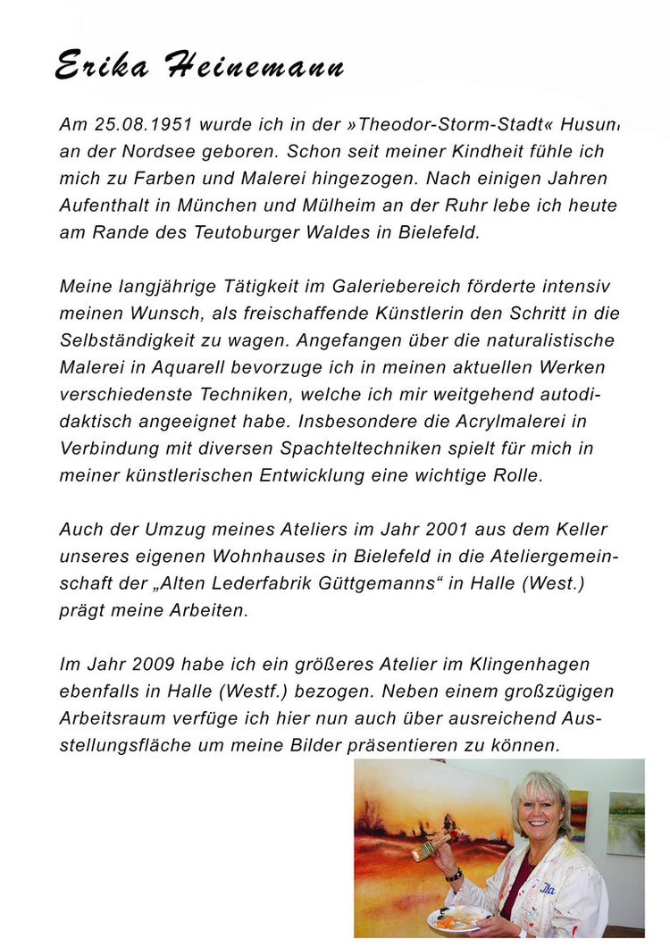 Kunstdruck - Erika Heinemann - 60*60cm