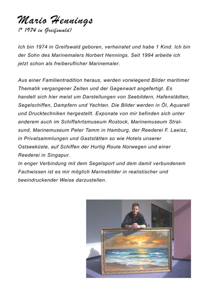 Kunstdruck - Mario Hennings - 30*40cm