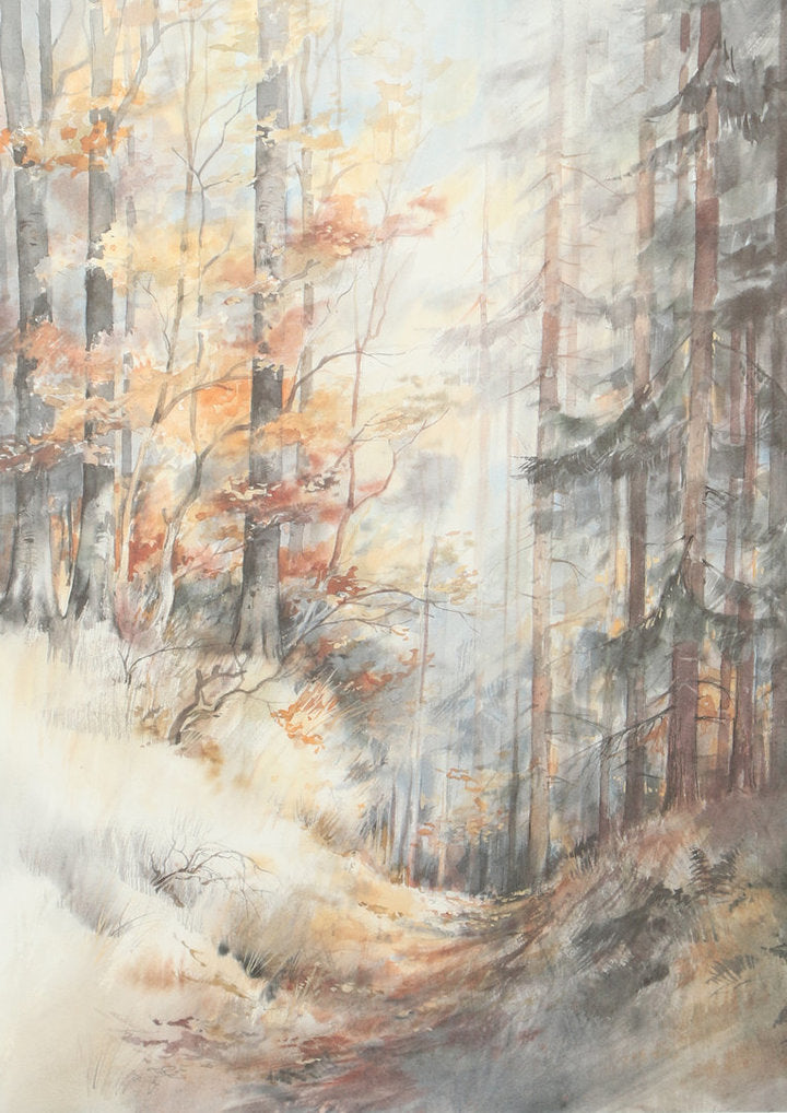 Kunstdruck - unleserlich signiert - 55*58cm