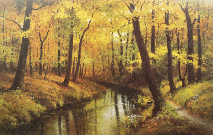 Kunstdruck mit Struktur - Max Weber- 80*50cm