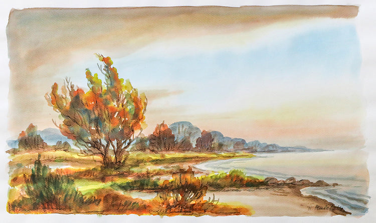 Original Aquarell - Helmut Maletzke - 70*50cm