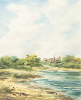 Original Aquarell - unleserlich signiert - 40*50cm