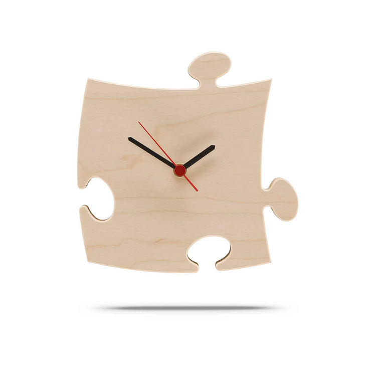 Puzzle Uhr mit Batterie und Stift zum Gestalten
