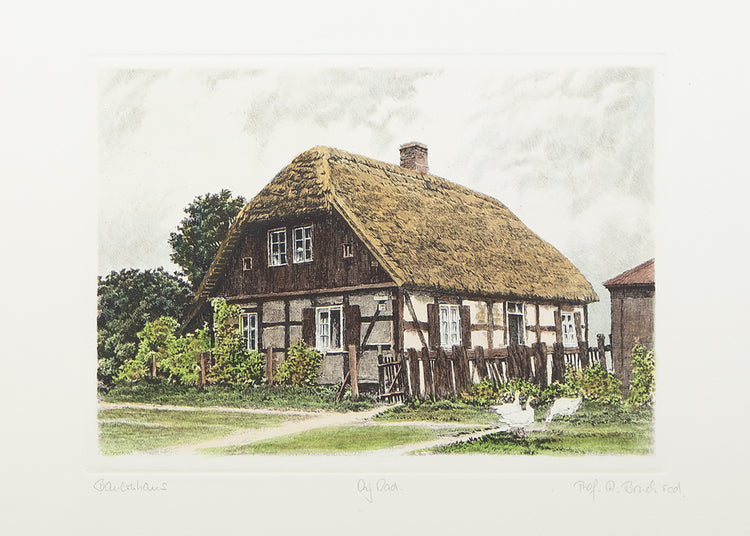 Radierung - Albrecht Bruck - 40*30cm