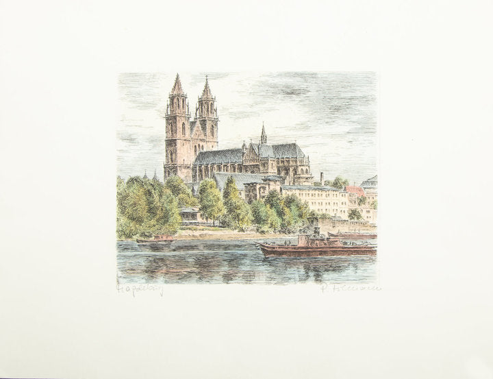 Radierung - P. Freimann - 40*30cm