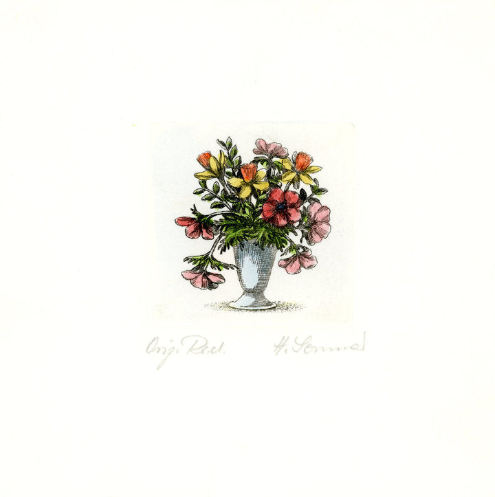 Radierung - Sommer - 12*12cm