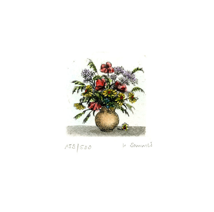 Radierung - Sommer - 12*12cm