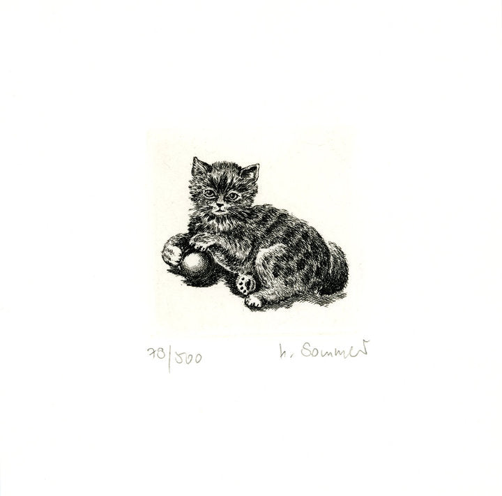 Radierung - Sommer - 12*12cm