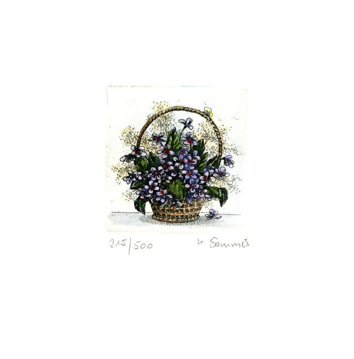 Radierung - Sommer - 12*12cm