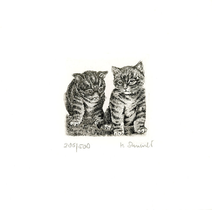 Radierung - Sommer - 12*12cm