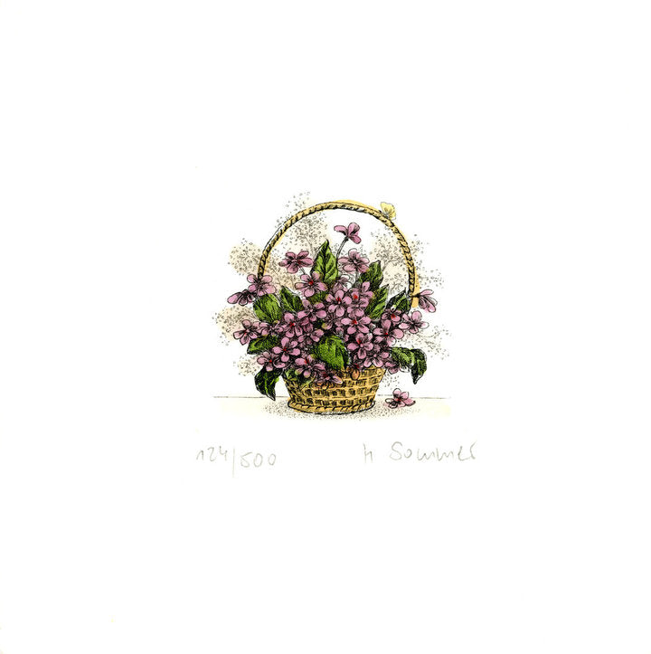 Radierung - Sommer - 12*12cm