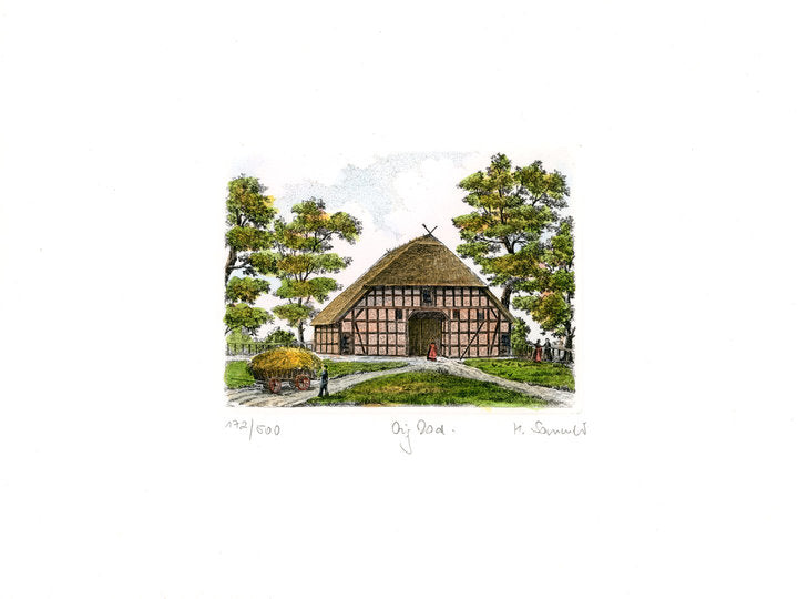 Radierung - Sommer - 24*18cm