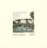 Radierung - Willy Scholz - 10*10cm