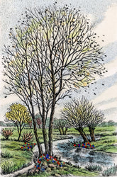 Radierung - Willy Scholz - 20*25cm