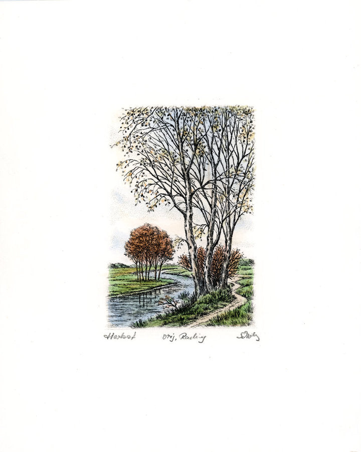 Radierung - Willy Scholz - 20*25cm