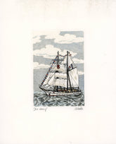 Radierung - Willy Scholz - 20*25cm