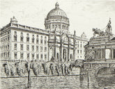 Radierung - Zwicker - 40*30cm