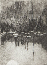 Radierung - unleserlich signiert - 13*18cm