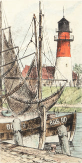 Radierung - unleserlich signiert - 35*53cm