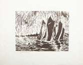 Radierung - unleserlich signiert - 52*41,5cm