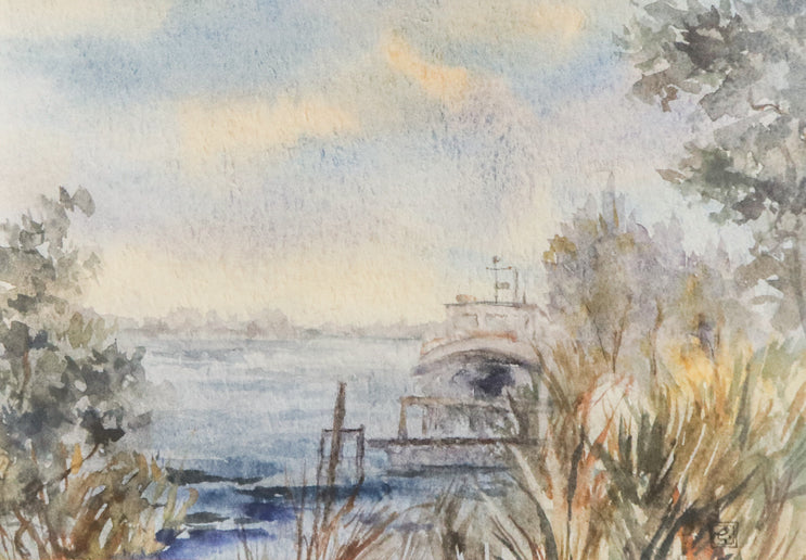 Aquarell - unleserlich signiert - 30*25cm