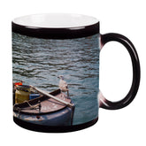 Zaubertasse - Möwe auf Kutter