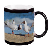 Zaubertasse - Möwen am Strand