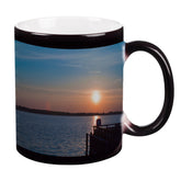 Zaubertasse - Sonnenaufgang im Ribnitzer Stadthafen