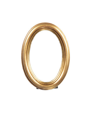 Ovalrahmen Gold