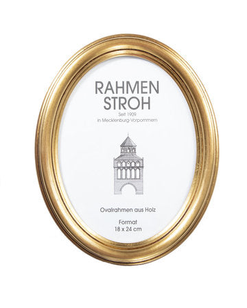Ovalrahmen Gold