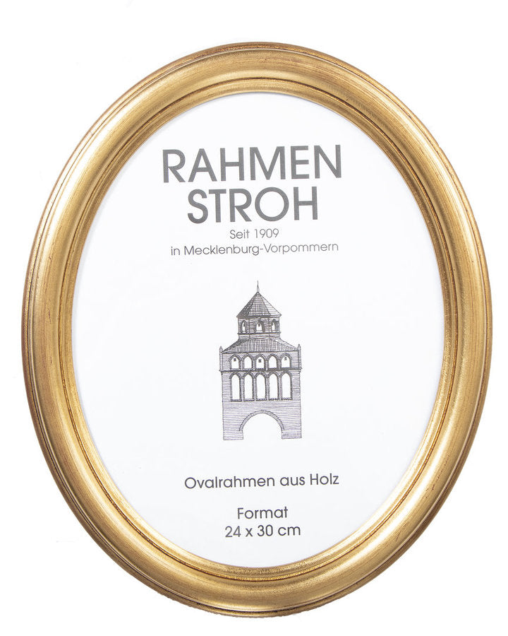 Ovalrahmen Gold