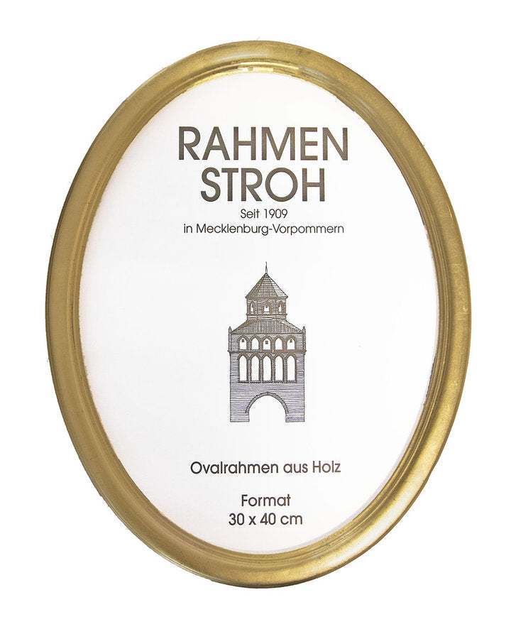 Ovalrahmen Gold