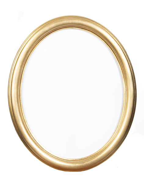 Ovalrahmen Gold