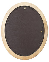 Ovalrahmen Nußbaum Goldkante