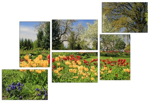 Fotoleinwand - Mehrteiler - Staudengarten Estland (Palusalu Aiad)