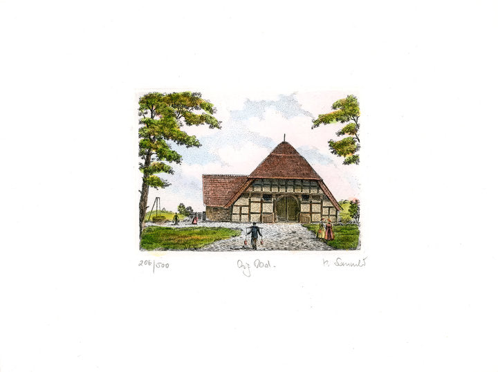 Radierung - Sommer - 24*18cm